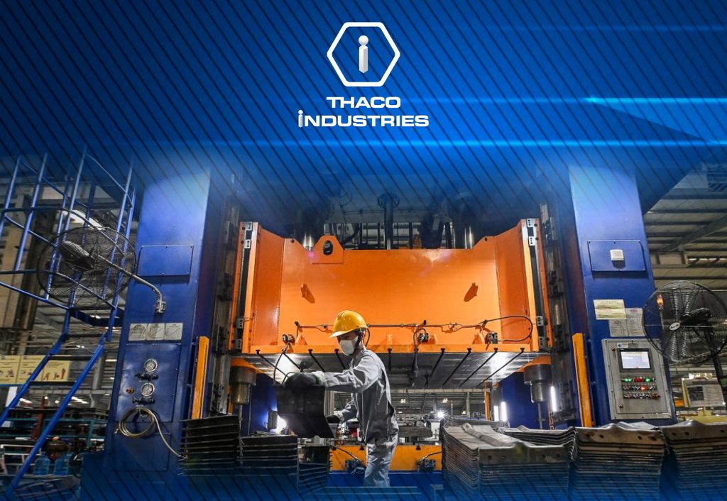 1,000-ton hydraulic press at THACO INDUSTRIES