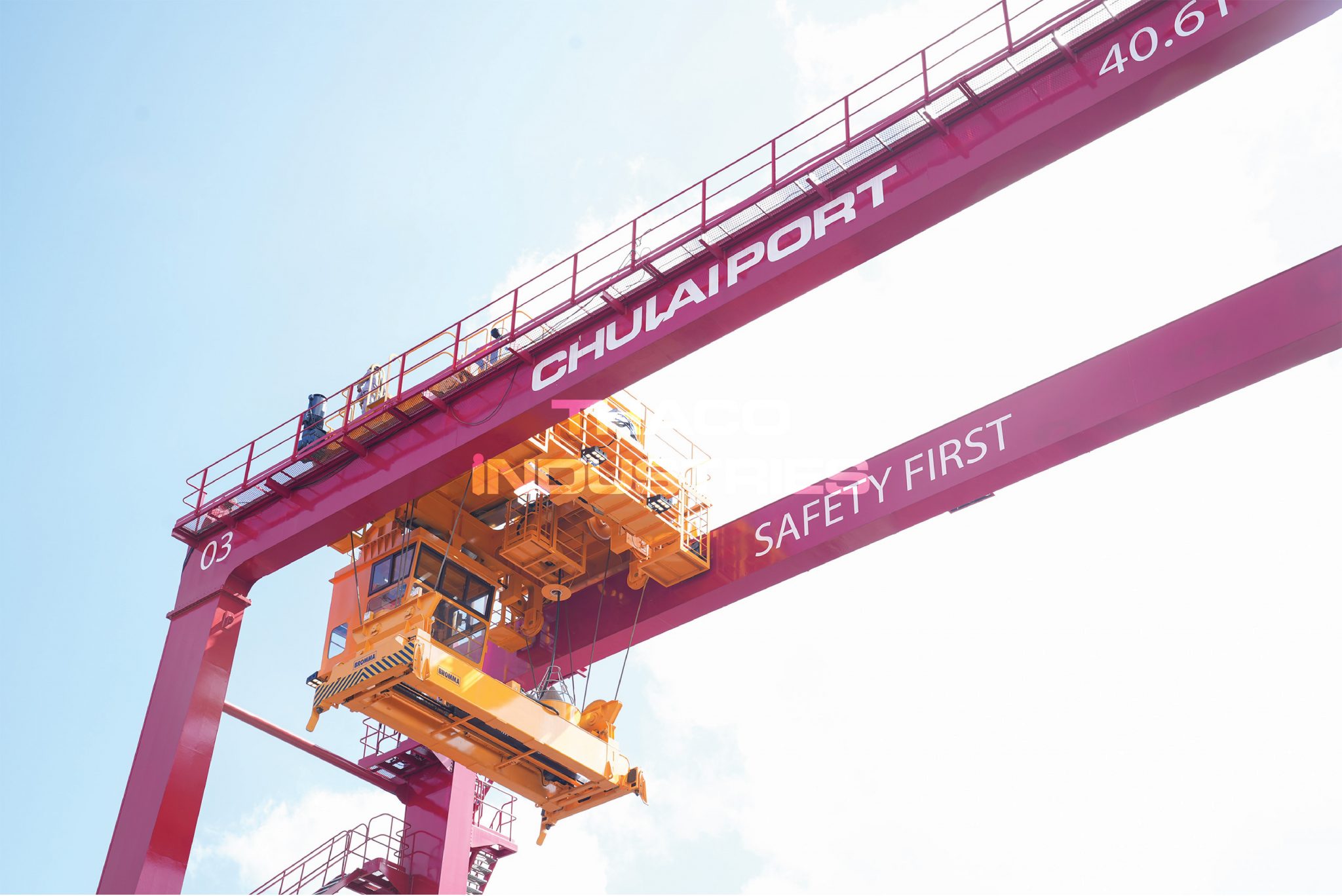 THACO INDUSTRIES - Vietnam's leading OEM e-RTG gantry crane processing partner