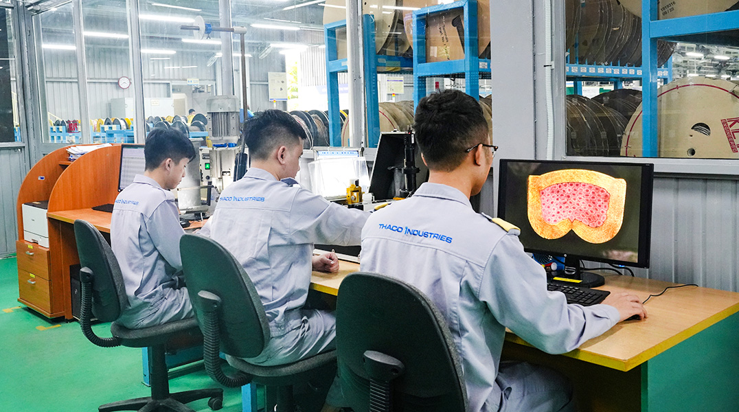 Quality inspection inside THACO INDUSTRIES's compliant