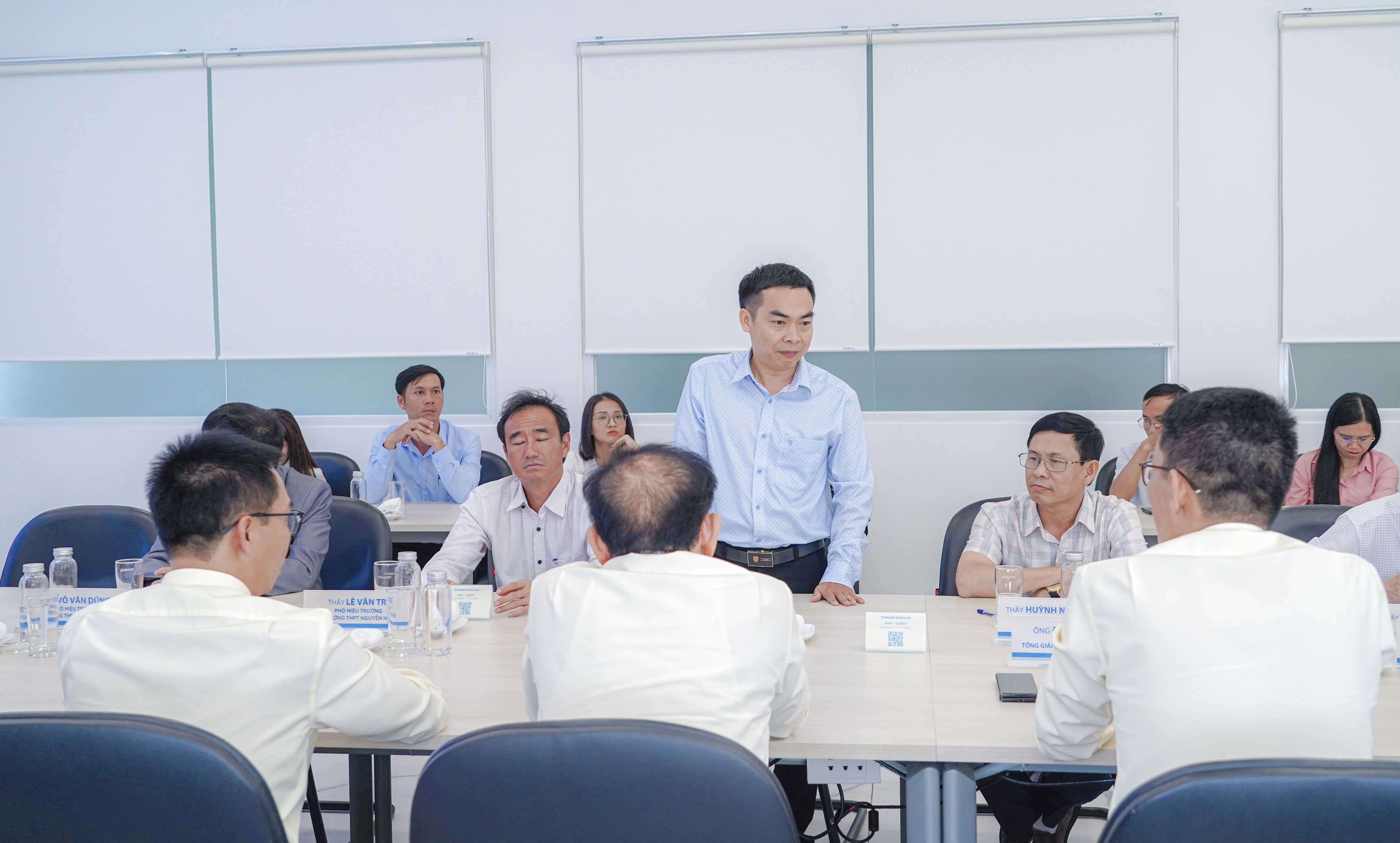 Thầy Hoàng Như Đức - Phó Hiệu trưởng Trường THPT Cao Bá Quát.