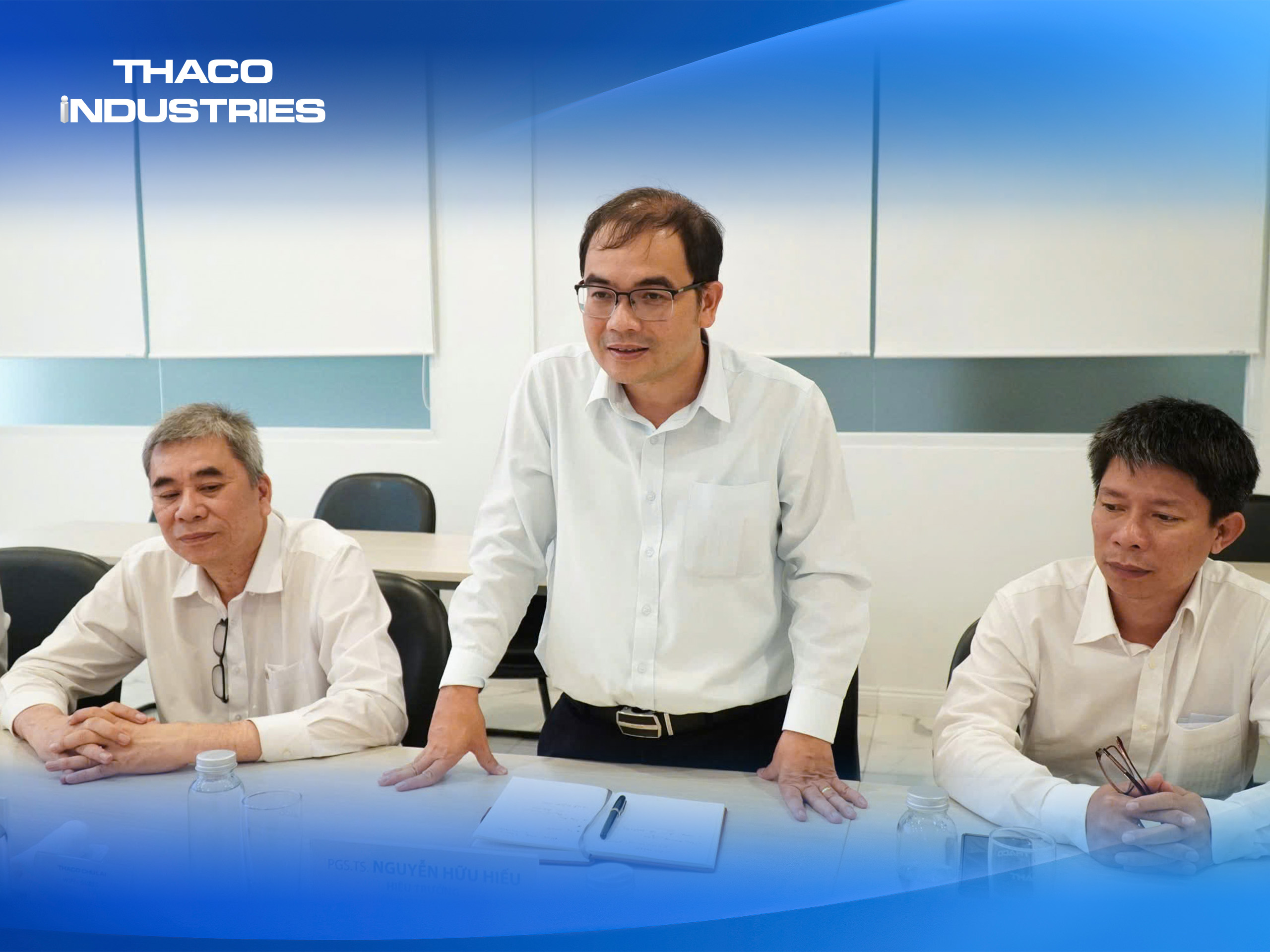 PGS.TS Nguyễn Hữu Hiếu - Hiệu trưởng Trường Đại học Bách Khoa - Đại học Đà Nẵng phát biểu tại buổi làm việc