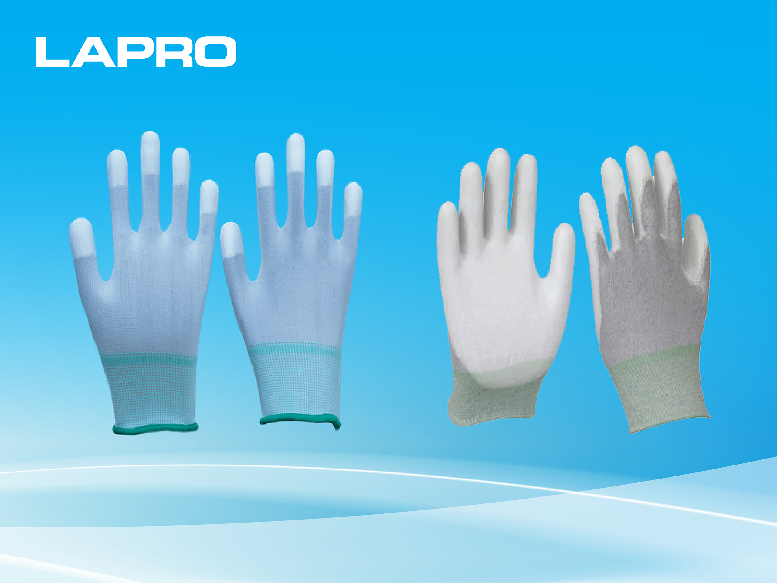 Lapro PU-coated gloves