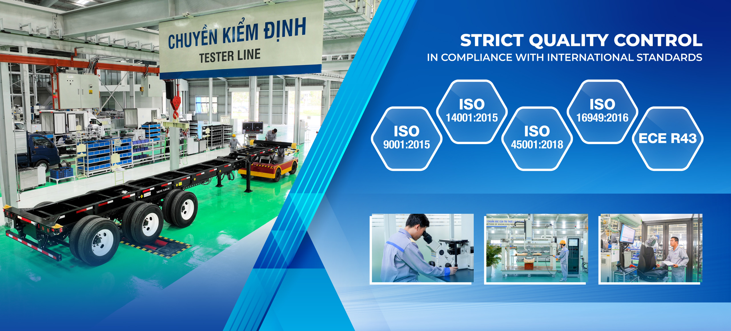 OEM/ODM strict quality control in compliance with international standards