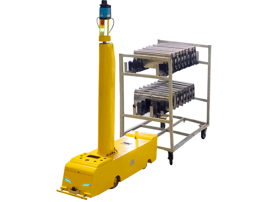 Custom attachments for automated guided vehicles
