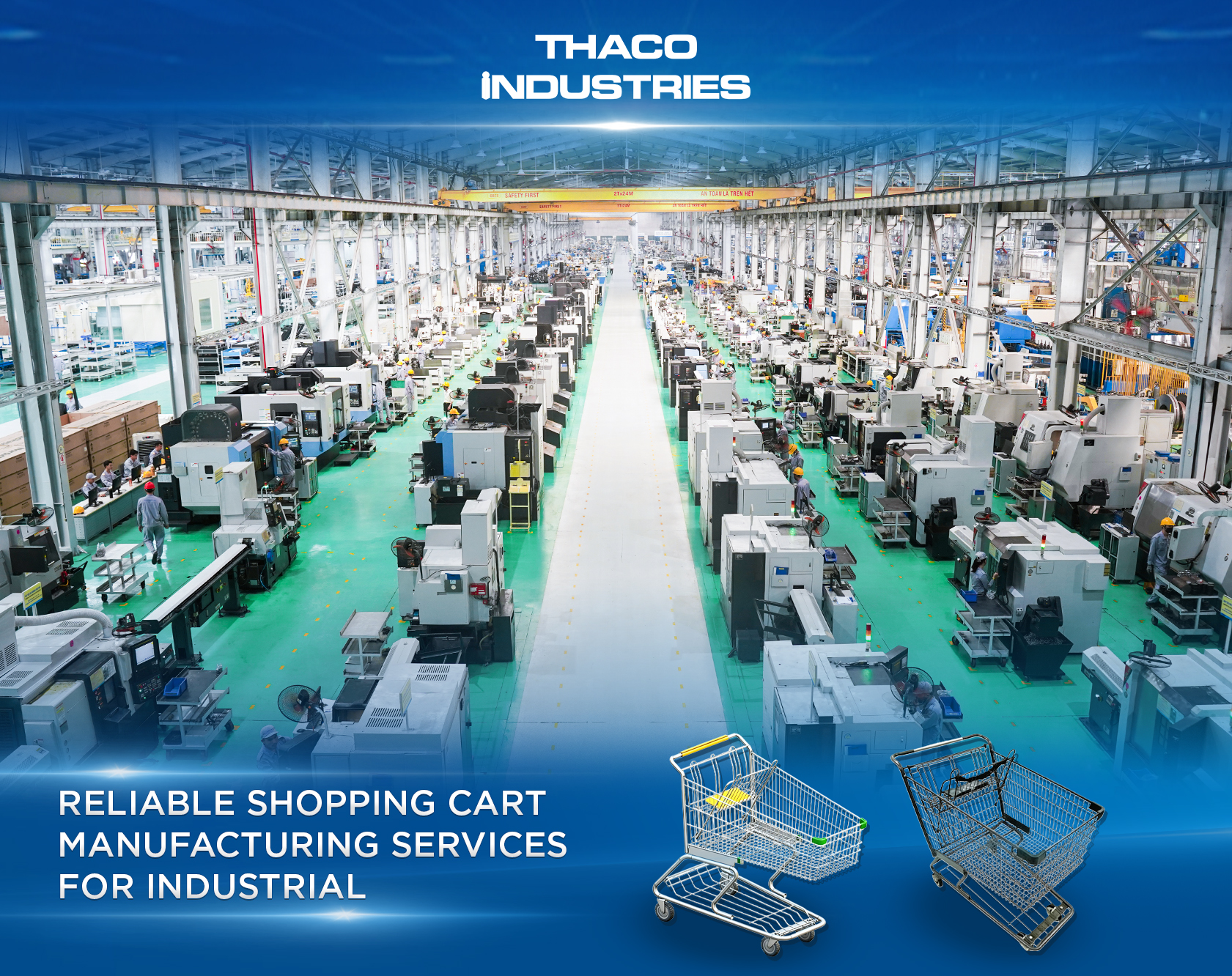 Shopping cart manufacturing