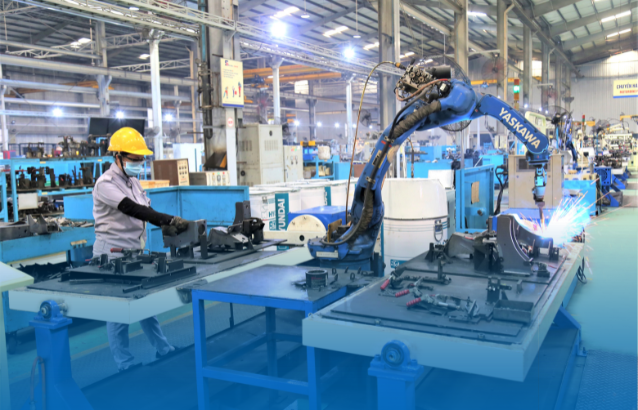 ROBOT WELDING MACHINE