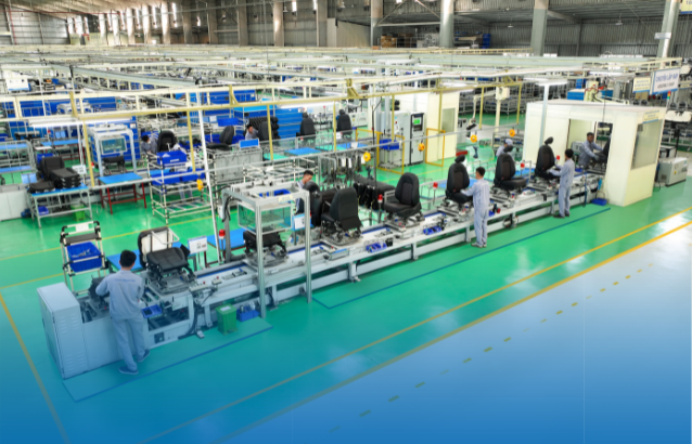 TRUCK SEAT ASSEMBLY CONVEYOR BELT